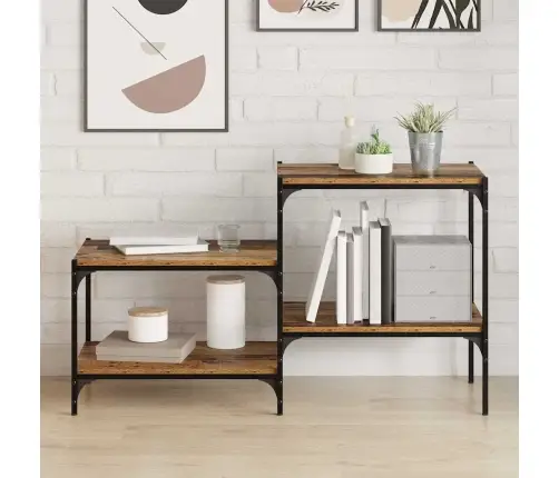 Knygų Lentyna 4 Pcs Ruda 60 X 40 X 1,5 Cm Apdirbta Mediena