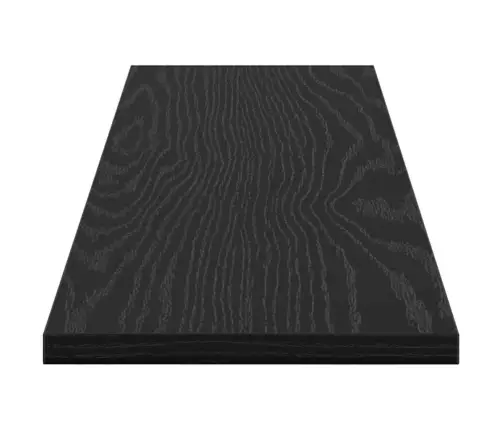 Knygų Lentyna 4 Pcs Juoda 80 X 20 X 1,5 Cm Apdirbta Mediena