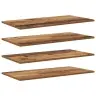 Grāmatu Plaukta Dēlis Ar Plauktu 4 Pcs Brūna 100 X 40 X 1.5Cm Vidaxl