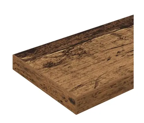 Raamatute Riiuli Plaat 4 Pcs Pruun 100 X 10 X 1.5 Cm Tehispuit