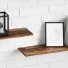 Raamatute Riiuli Plaat 4 Pcs Pruun 100 X 20 X 1.5 Cm Tehispuit