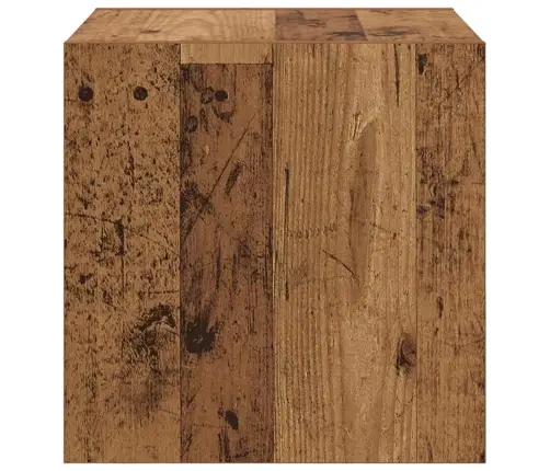 Sienas Skapis 2 Pcs Vecs Koks 37 X 37 X 37 Cm Inženierijas Koks Vidaxl