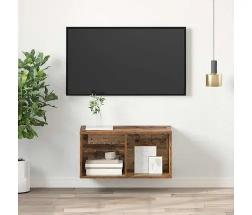 Tv Spinta Sena Mediena 37 X 37 X 72 Cm Apdirbta Mediena