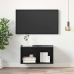 Tv Skapītis Melns Ozols 37 X 37 X 72 Cm Inženierijas Koks Vidaxl