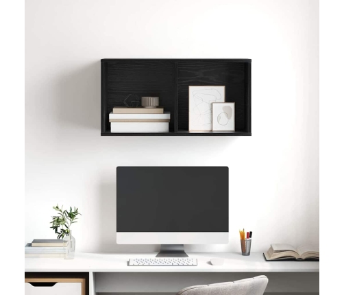 Tv Skapītis Melns Ozols 37 X 37 X 72 Cm Inženierijas Koks Vidaxl