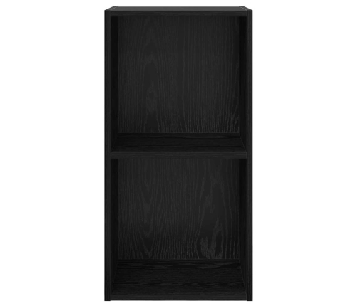 Tv Skapītis Melns Ozols 37 X 37 X 72 Cm Inženierijas Koks Vidaxl