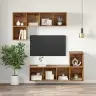 Tv Skapītis Vecs Koks 37 X 37 X 107 Cm Inženierijas Koks Vidaxl