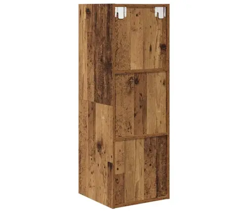 Tv Skapītis Vecs Koks 37 X 37 X 107 Cm Inženierijas Koks Vidaxl