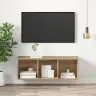 Tv Skapītis Amatnieku Ozola 37 X 37 X 107 Cm Inženierijas Koks Vidaxl