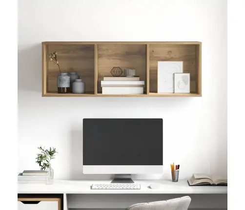 Tv Skapītis Amatnieku Ozola 37 X 37 X 107 Cm Inženierijas Koks Vidaxl