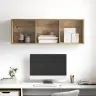 Tv Skapītis Amatnieku Ozola 37 X 37 X 107 Cm Inženierijas Koks Vidaxl
