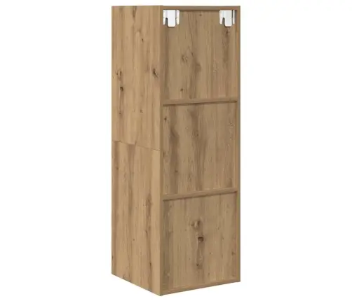 Tv Skapītis Amatnieku Ozola 37 X 37 X 107 Cm Inženierijas Koks Vidaxl