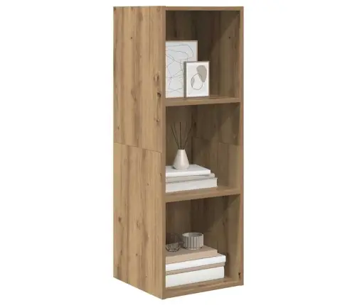 Tv Skapītis Amatnieku Ozola 37 X 37 X 107 Cm Inženierijas Koks Vidaxl