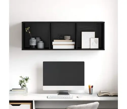 Telerikapp Must Tamm 37 X 37 X 107 Cm Tehispuit