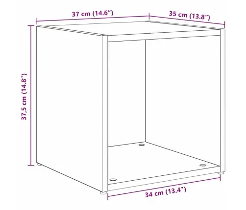 Televizora Skapīša 2 Pcs Brūna Vidaxl