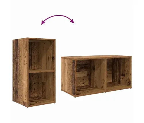 Televizora Skapīša Veca Koka Inženierijas Koks Vidaxl