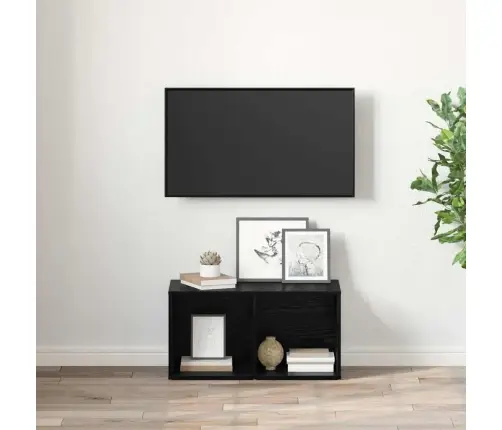 Telerikapi Komplekt Must 72 X 35 X 37 Cm Tehispuit