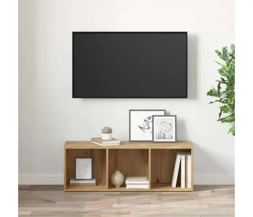 Televizora Skapīša Amatnieku Ozola Inženierijas Koks Vidaxl