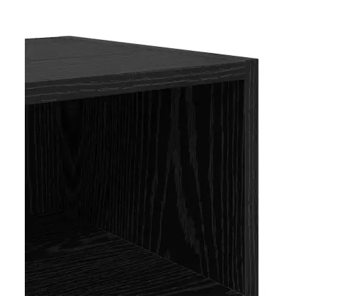 Nakts Skapji 2 Gabali Melnais Ozols 40X30X50 Cm Inženieru Koks Vidaxl