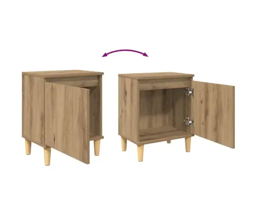 Šalia Lovos Spintelė Artisano Ąžuolo 40 X 30 X 50 Cm Šalia Lovos Spintelė Artisano Ąžuolo 40 X 30 X 50 Cm