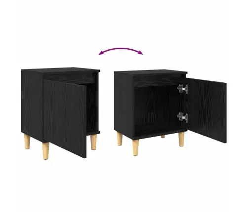 Öölambi Kapp Must Tamm 40 X 30 X 50 Cm Tehispuit