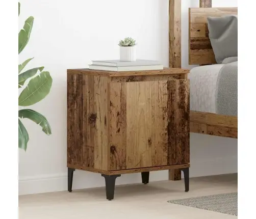 Šalia Lovos Spintelė Sena Mediena 40 X 30 X 50 Cm