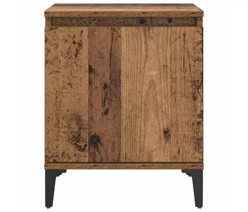 Šalia Lovos Spintelė Sena Mediena 40 X 30 X 50 Cm
