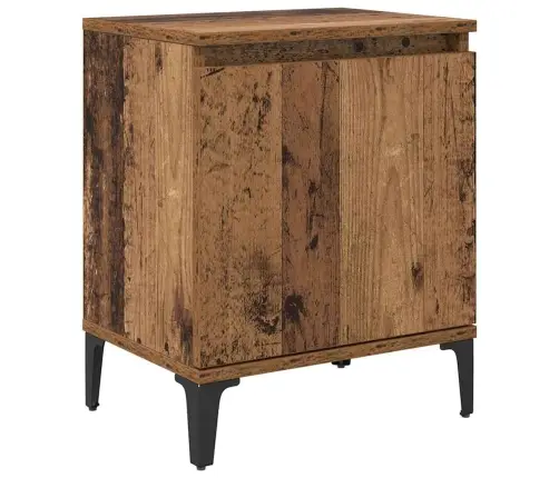 Šalia Lovos Spintelė Sena Mediena 40 X 30 X 50 Cm