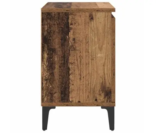 Šalia Lovos Spintelė Sena Mediena 40 X 30 X 50 Cm