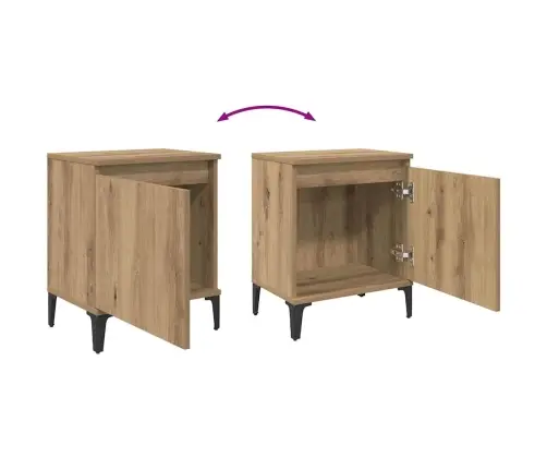 Šalia Lovos Spintelė Amatininkų Ąžuolas 40 X 30 X 50 Cm