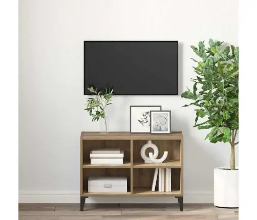 Televizoriaus Spintelė Ruda 69.5 X 30 X 50 Cm Apdirbta Mediena
