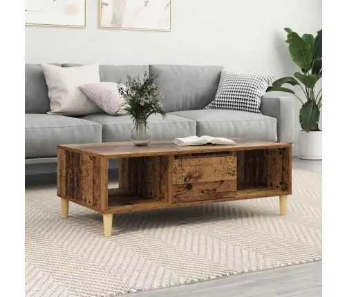 Ar Uzglabāšanu Ar Durvīm Veca Koka 103.5 X 60 X 35 Cm Inženierijas Koks Vidaxl