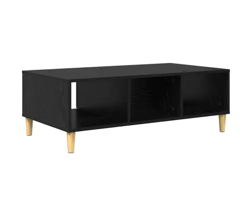 Ar Uzglabāšanu Ar Durvīm Melns Ozols 103.5 X 60 X 35 Cm Inženierijas Koks Vidaxl