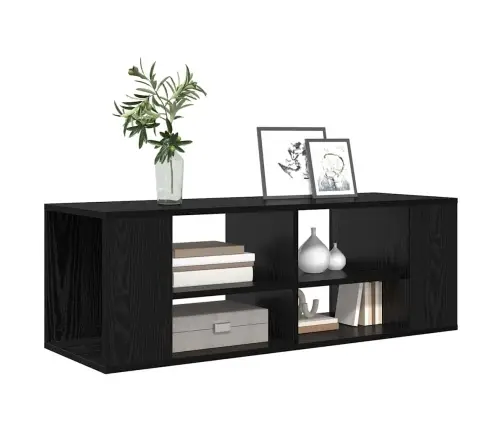 Pakabinama Televizoriaus Spinta Juoda Ąžuolo 102 X 35 X 35 Cm Pakabinama Televizoriaus Spinta Juoda Ąžuolo 102 X 35 X 35 Cm