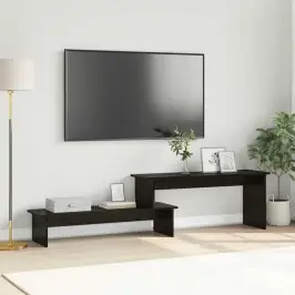 Televizora Skapīša Melns Ozols 180 X 30 X 43 Cm Vidaxl