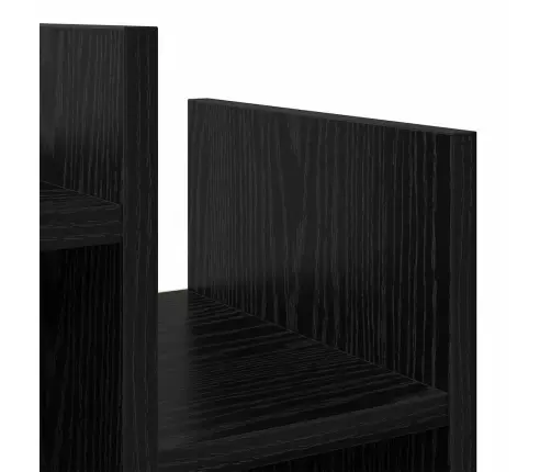 Kõrvalkapp Must Tamm 60 X 26 X 60 Cm Tehispuit