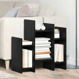 Šoninė Spintelė Juoda Ąžuolo 60 X 26 X 60 Cm Apdirbta Mediena Šoninė Spintelė Juoda Ąžuolo 60 X 26 X 60 Cm Apdirbta Mediena