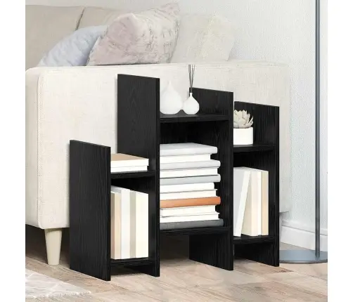 Kõrvalkapp Must Tamm 60 X 26 X 60 Cm Tehispuit