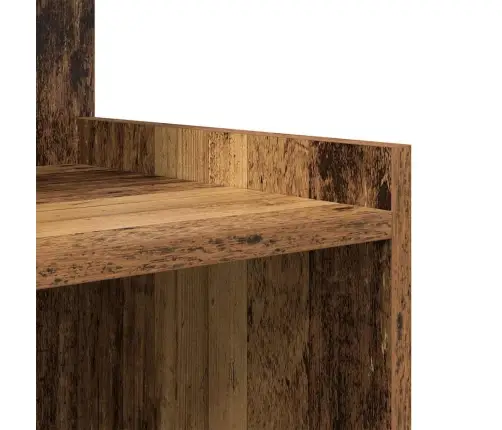 Naktsgaldiņi - 2 Komplekts - Vecais Koks - 40 X 35 X 60 Cm - Inženierijas Koks Vidaxl