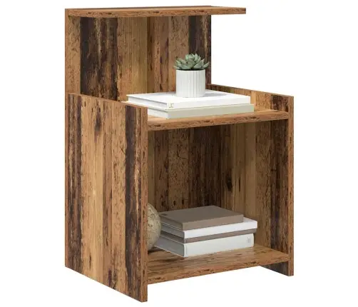 Naktsgaldiņi - 2 Komplekts - Vecais Koks - 40 X 35 X 60 Cm - Inženierijas Koks Vidaxl