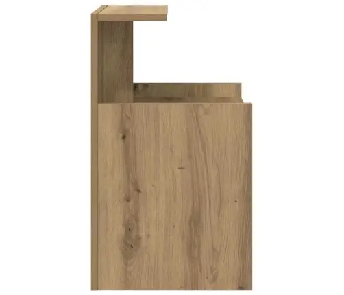 Gultas Skapīši - 2 Gab. Amatniecības Ozols, 40 X 35 X 60 Cm, Izgatavoti No Inženierijas Koka Vidaxl