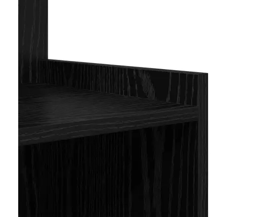 Naktsgaldiņš Melnā Ozola Krāsā - 40 X 35 X 60 Cm Vidaxl