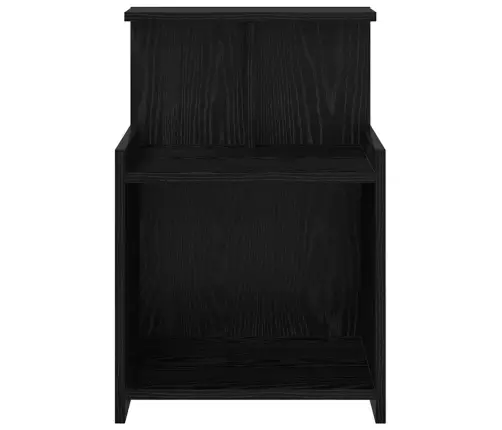 Naktsgaldiņš Melnā Ozola Krāsā - 40 X 35 X 60 Cm Vidaxl