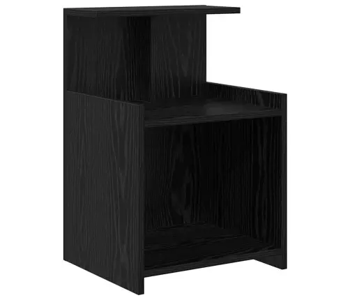 Naktsgaldiņš Melnā Ozola Krāsā - 40 X 35 X 60 Cm Vidaxl