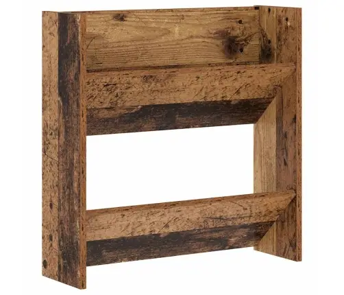 Sienas Apavu Skapji Veca Koka 60 X 18 X 60 Cm Inženierijas Koks Vidaxl