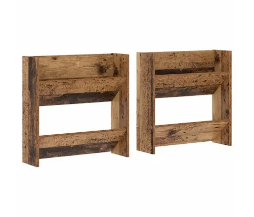 Batu Skrynia 2 Pcs Senas Medis 60 X 18 X 60 Cm Apdirbta Mediena