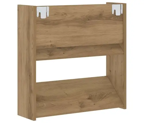 Sienas Apavu Skapji Ar Plauktu Cits Amatnieku Ozola 60 X 18 X 60 Cm Vidaxl