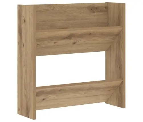 Sienas Apavu Skapji Ar Plauktu Cits Amatnieku Ozola 60 X 18 X 60 Cm Vidaxl