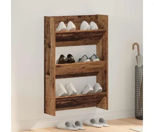 Kinga Kapp Riiuliga Vana Puit 60 X 18 X 90 Cm Tehispuit