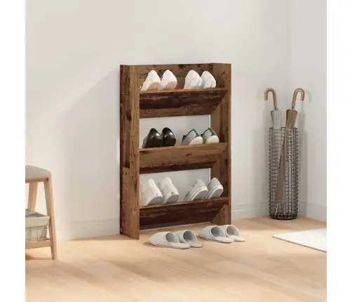 Kinga Kapp Riiuliga Vana Puit 60 X 18 X 90 Cm Tehispuit